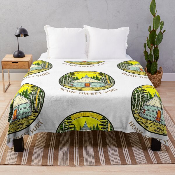 Item preview, Home sweet yurt, funny camping quote designed and sold by Merchattack.