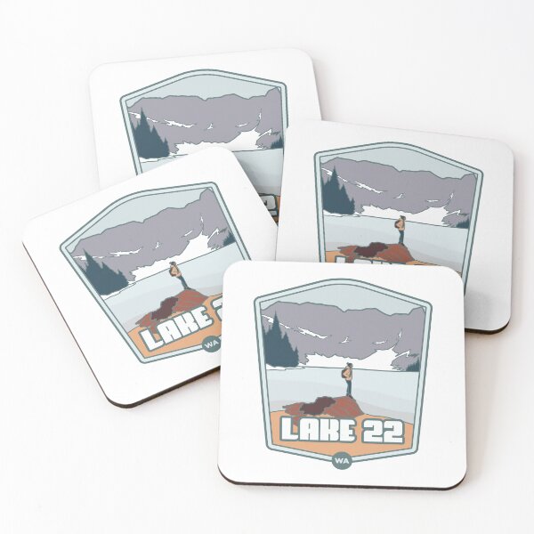 Item preview, Lake 22 – Washington hiker designed and sold by Moritz Schwäble.