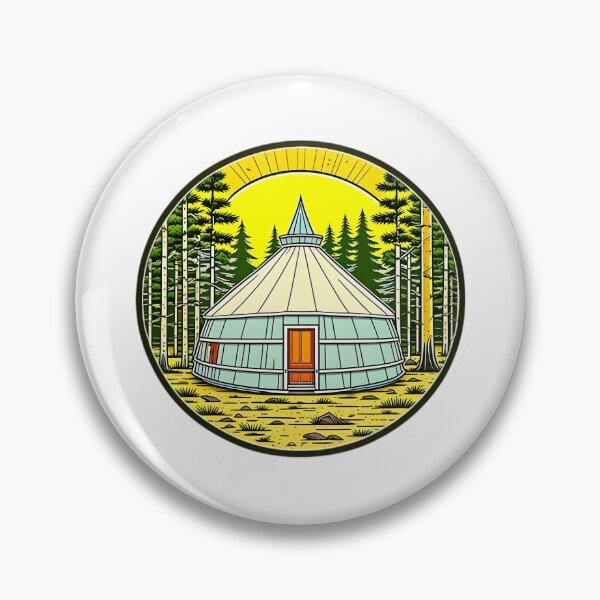 Item preview, Cool yurt design, funny camping designed and sold by Merchattack.