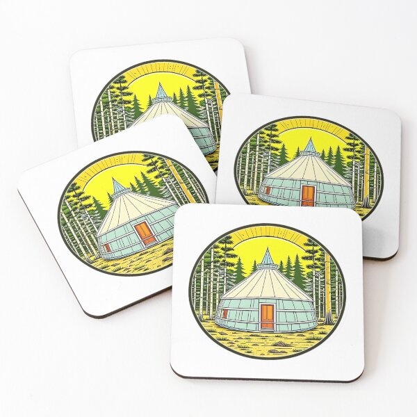 Item preview, Cool yurt design, funny camping designed and sold by Merchattack.
