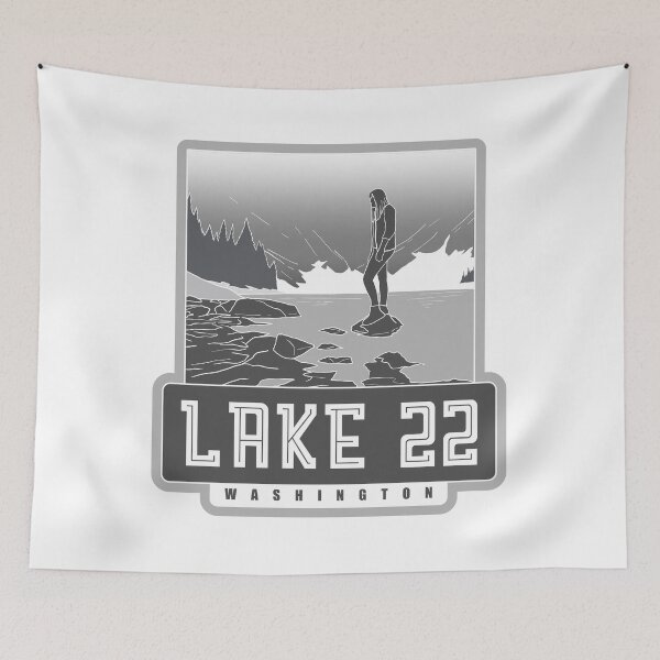 Item preview, Lake 22 – Washington hiker designed and sold by Moritz Schwäble.