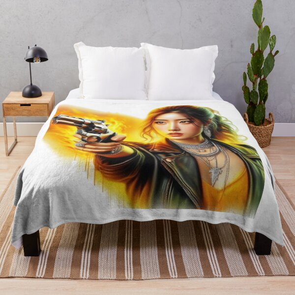 Item preview, “Fatal Beauty: an armed and dangerous woman” designed and sold by CHRIST5000.