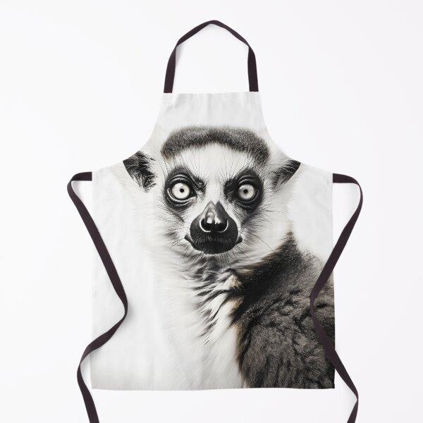 Item preview, Black and White Lemur Pencil Drawing designed and sold by Pencil-Art.