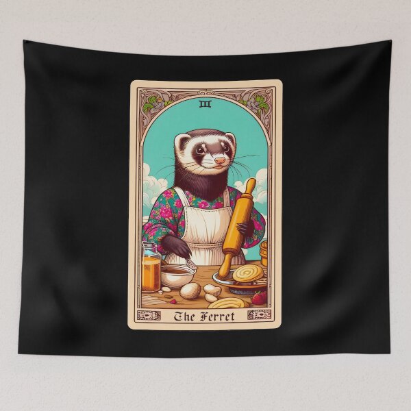 Item preview, Funny Ferret Cooking designed and sold by JUSTBEELEGANT.