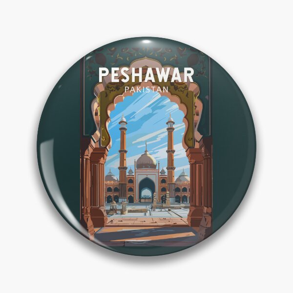 Item preview, Peshawar Pakistan Travel Art Vintage designed and sold by KrisSidDesigns.