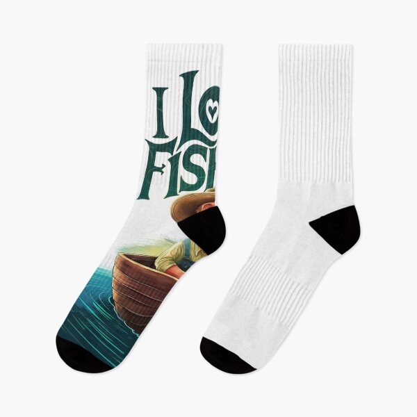 Item preview, I Love Fishing No.4 designed and sold by Gentle40Winks.