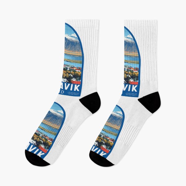 Item preview, Reykjavík Iceland Travel Art Emblem designed and sold by KrisSidDesigns.