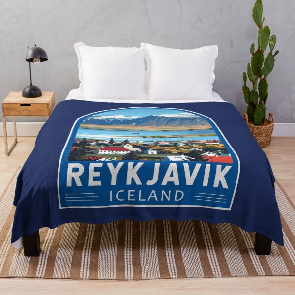 Item preview, Reykjavík Iceland Travel Art Emblem designed and sold by KrisSidDesigns.