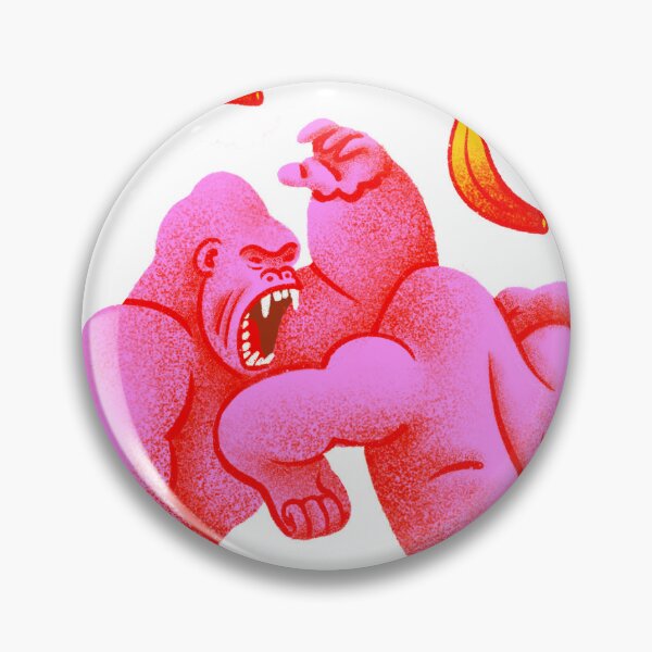 Artikelvorschau, bunter Gorilla, rosa Gorillas, lass uns tanzen, Gorillas, cooler Gorilla, tanzen entworfen und verkauft von noico.