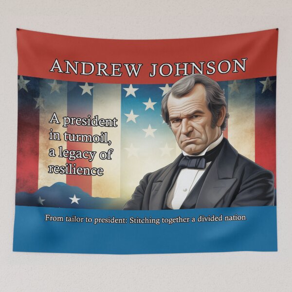 Item preview, Andrew Johnson Electoral Poster designed and sold by Static-Panda.