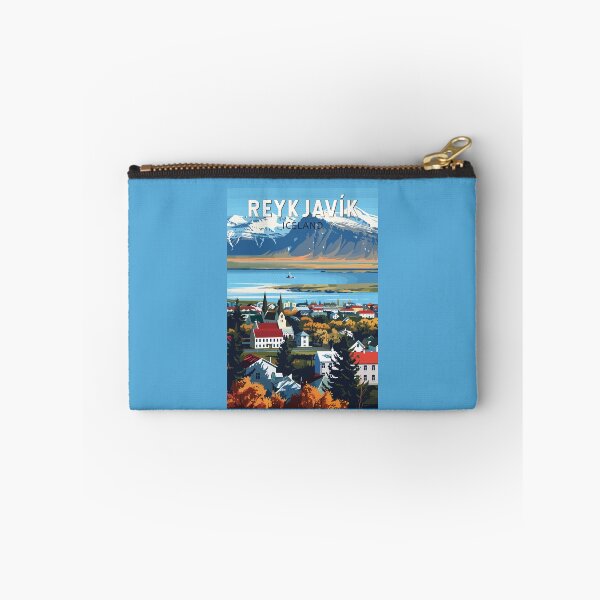 Item preview, Reykjavík Iceland Travel Art Vintage designed and sold by KrisSidDesigns.