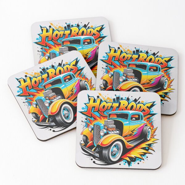 Item preview, Classic Hot Rod Car designed and sold by PixelCraftDSG.