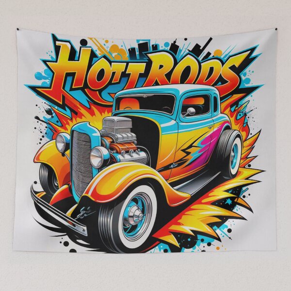Item preview, Classic Hot Rod Car designed and sold by PixelCraftDSG.