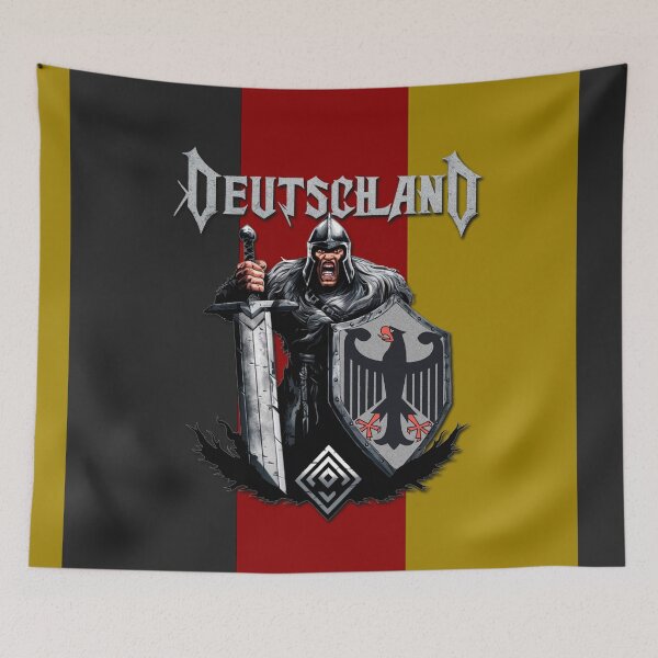 Item preview, Deutschland, Flag of Germany, German Warrior designed and sold by levsal.