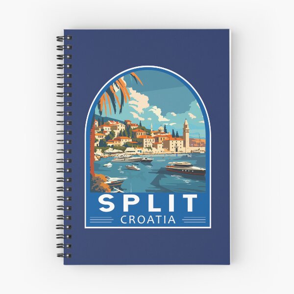 Item preview, Split Croatia Travel Art Emblem designed and sold by KrisSidDesigns.
