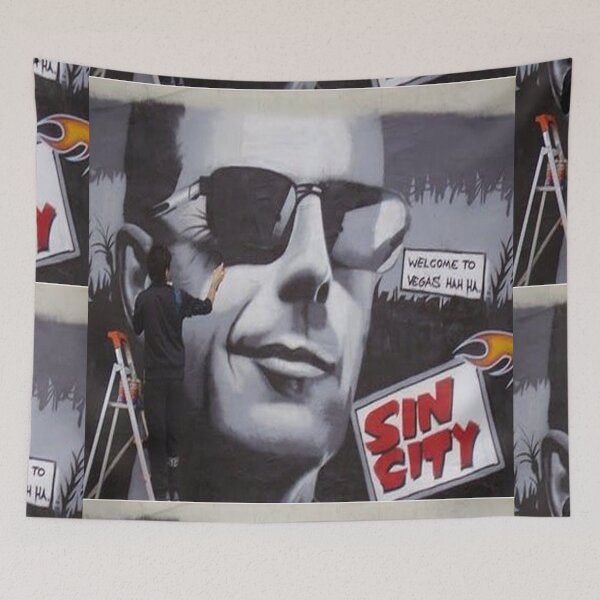 Item preview, Sin City Wallpaint Design designed and sold by Staytrendy.