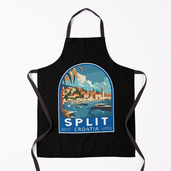 Item preview, Split Croatia Travel Art Emblem designed and sold by KrisSidDesigns.