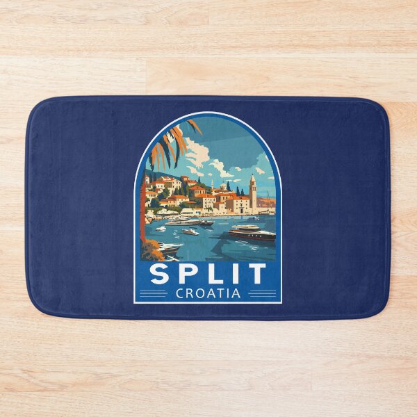 Item preview, Split Croatia Travel Art Emblem designed and sold by KrisSidDesigns.
