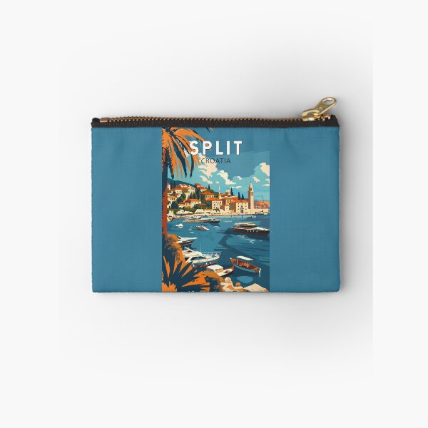 Item preview, Split Croatia Travel Art Vintage designed and sold by KrisSidDesigns.