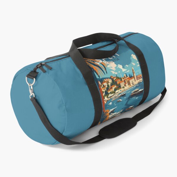 Item preview, Split Croatia Travel Art Vintage designed and sold by KrisSidDesigns.