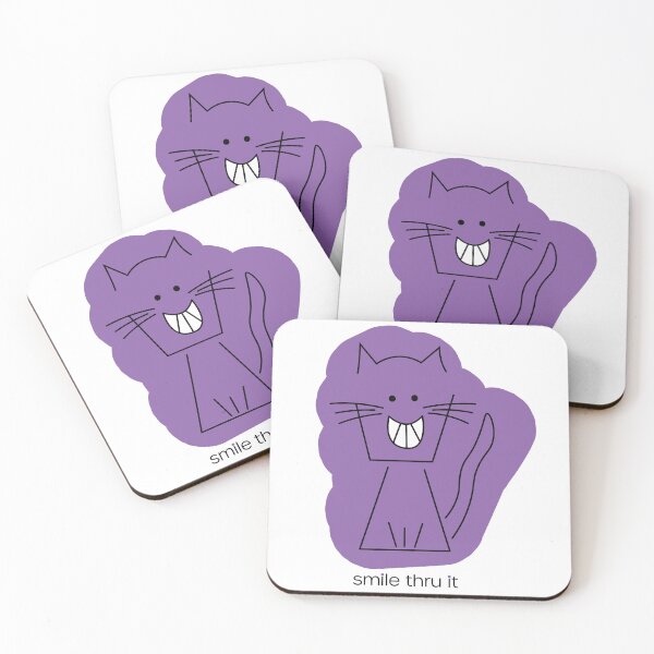 Item preview, Smile Thru It (Zoey the Happy Cat) designed and sold by kookadesigns.