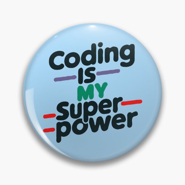 Item preview, Coding is My Superpower designed and sold by DoceVaga.