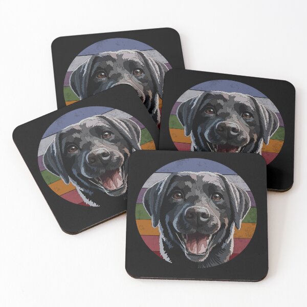 Item preview, Vintage Black Labrador designed and sold by Just-Arts-4U.