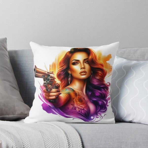 Item preview, “Fatal Beauty: an armed and dangerous woman” designed and sold by CHRIST5000.