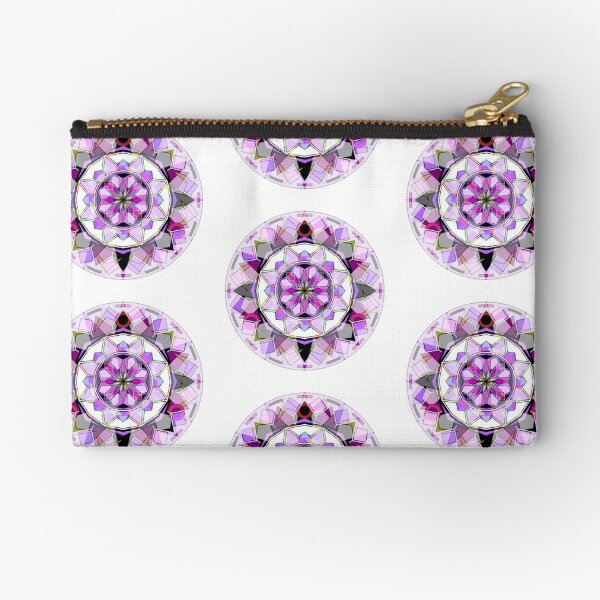 Purple Pedals Zipper Pouch