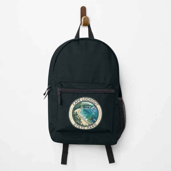 Item preview, Cape Lookout State Park Oregon Travel Art Badge designed and sold by KrisSidDesigns.