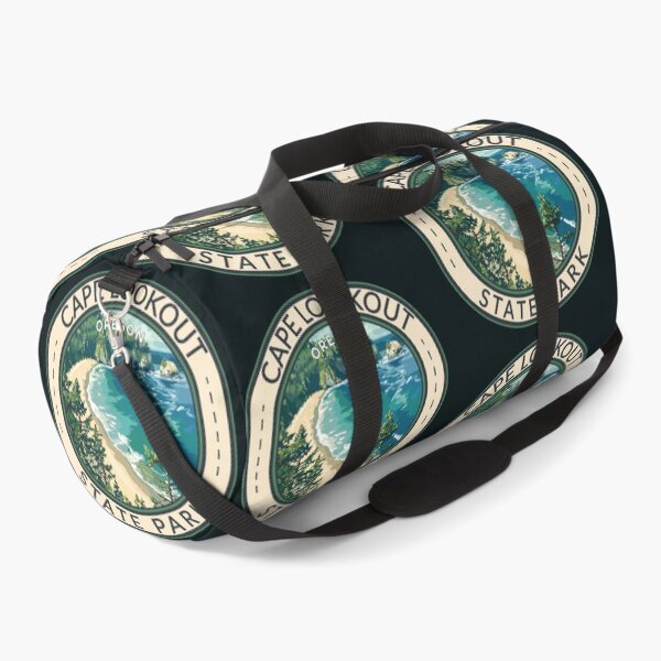 Item preview, Cape Lookout State Park Oregon Travel Art Badge designed and sold by KrisSidDesigns.