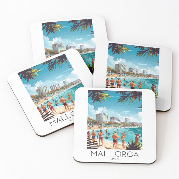 Item preview, A Pop Art Travel Print of Mallorca - Spain designed and sold by StudioRedKoala.