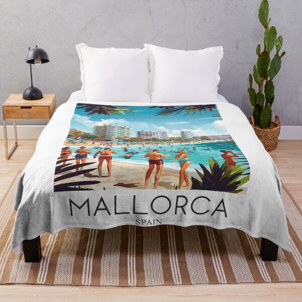 Item preview, A Pop Art Travel Print of Mallorca - Spain designed and sold by StudioRedKoala.