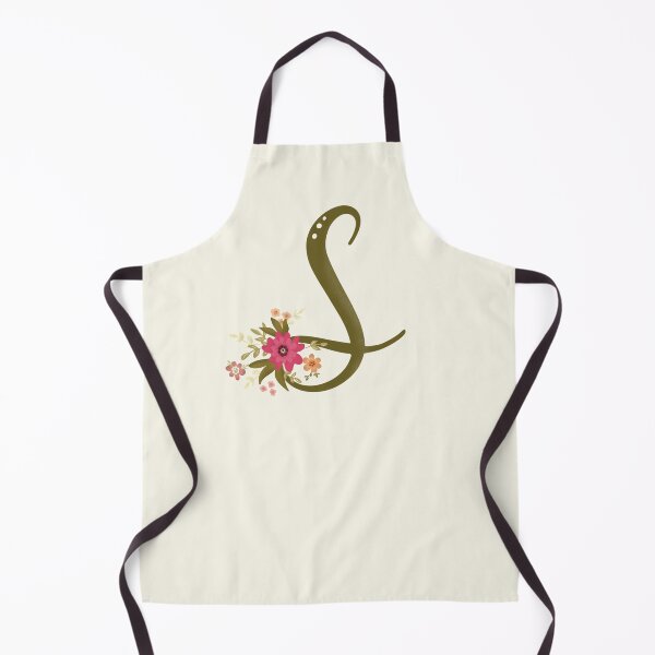 Item preview, Vintage Bouquet Floral Initial - S designed and sold by Willow & Grace Designs.