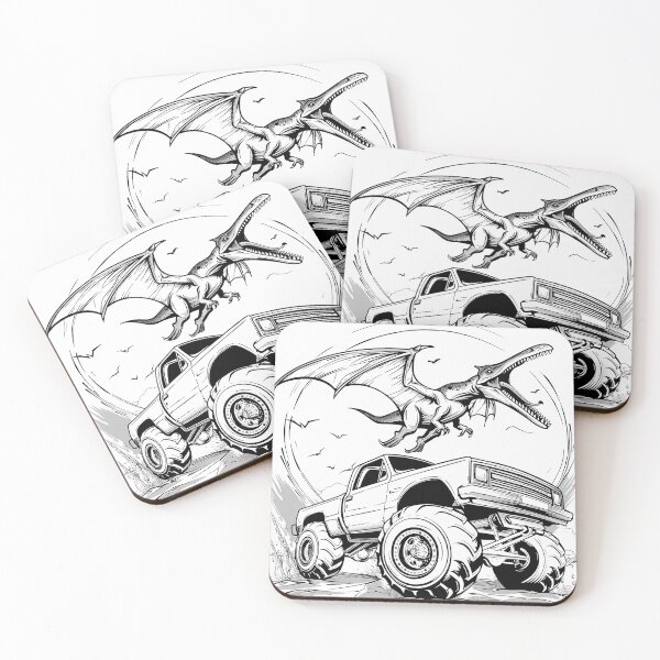 Item preview,  Dino and Truck Adventure designed and sold by Oksana Suprun.