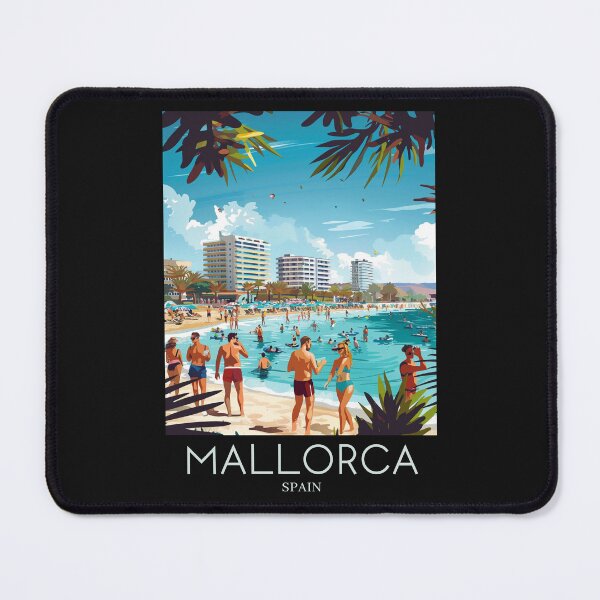 Item preview, A Pop Art Travel Print of Mallorca - Spain designed and sold by StudioRedKoala.