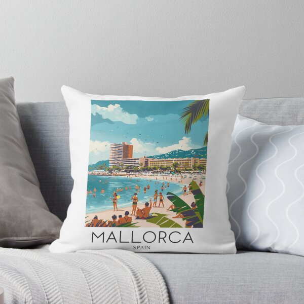 Item preview, A Pop Art Travel Print of Mallorca - Spain designed and sold by StudioRedKoala.