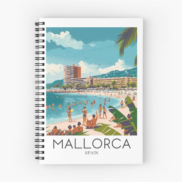 Item preview, A Pop Art Travel Print of Mallorca - Spain designed and sold by StudioRedKoala.
