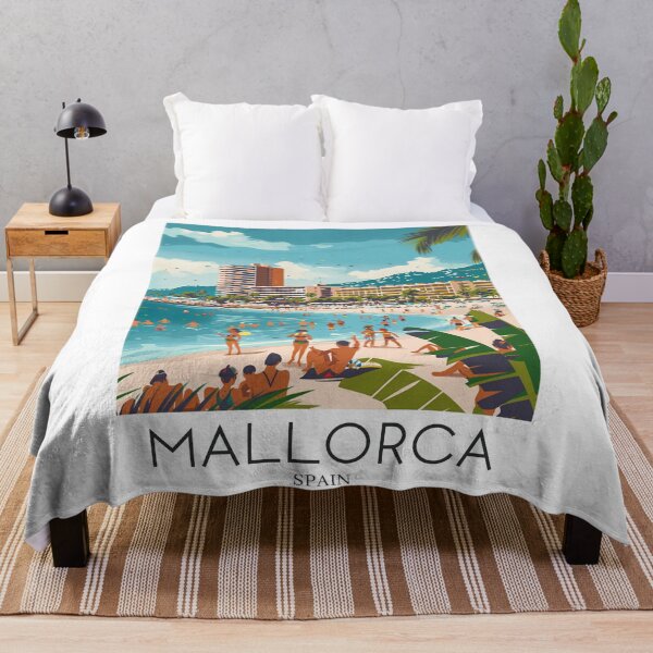 Item preview, A Pop Art Travel Print of Mallorca - Spain designed and sold by StudioRedKoala.