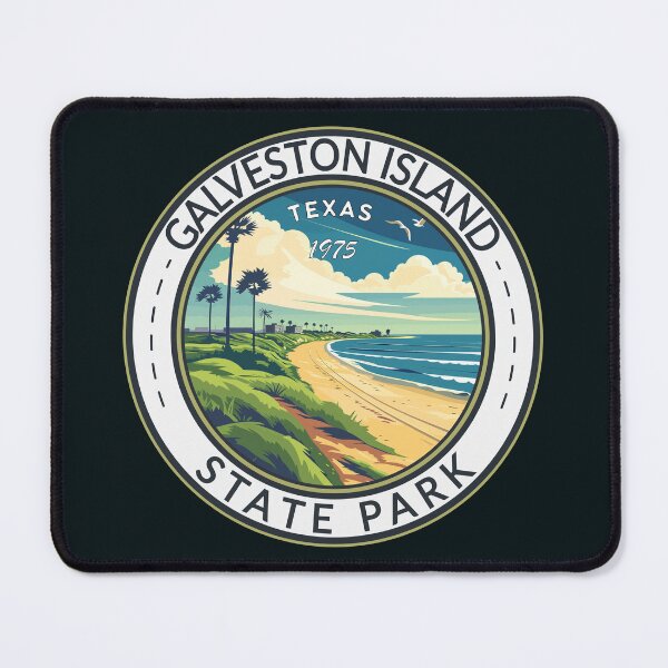 Item preview, Galveston Island State Park Texas Travel Art Badge designed and sold by KrisSidDesigns.