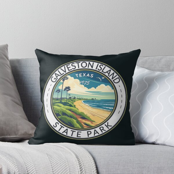 Item preview, Galveston Island State Park Texas Travel Art Badge designed and sold by KrisSidDesigns.