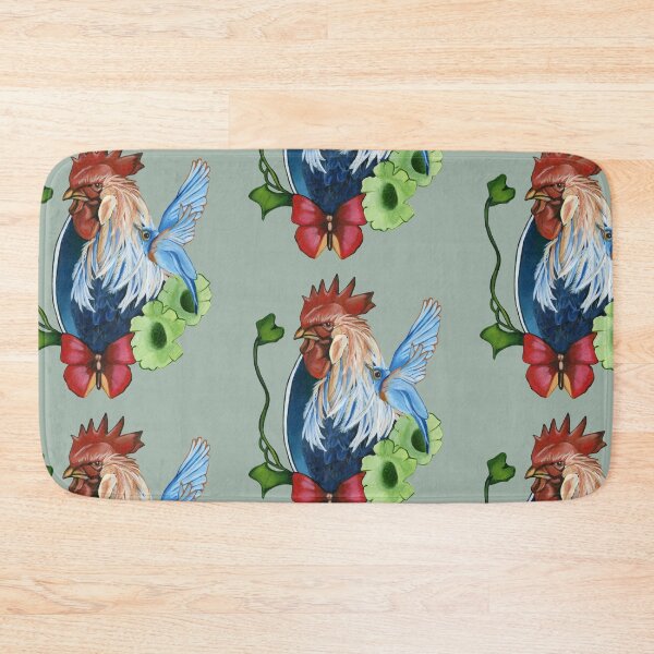 Item preview, Rooster and hummingbird designed and sold by KnowingWonder.