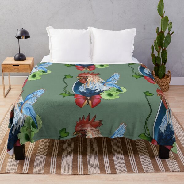 Item preview, Rooster and hummingbird designed and sold by KnowingWonder.
