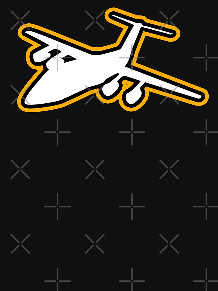 Thumbnail 7 of 7, Classic T-Shirt, Plane Clothes designed and sold by BrokenPonyArt.