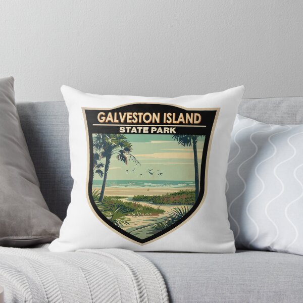 Item preview, Galveston Island State Park Texas Vintage Badge designed and sold by KrisSidDesigns.