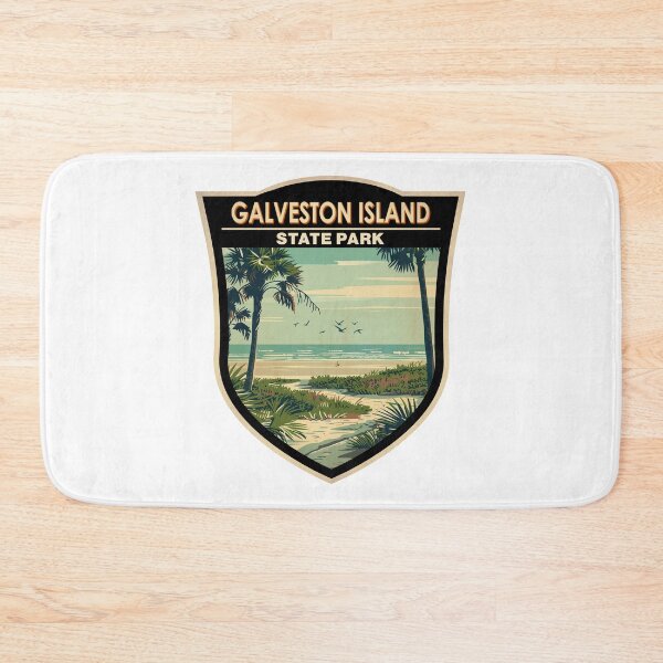 Item preview, Galveston Island State Park Texas Vintage Badge designed and sold by KrisSidDesigns.