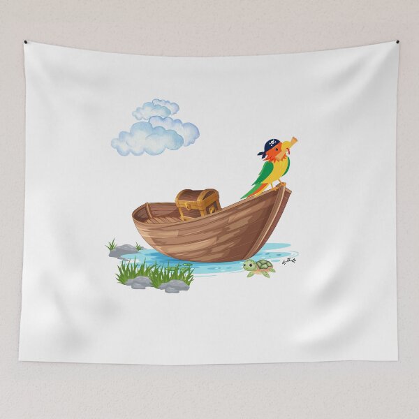 Item preview, Scarlet Parrot's Adventure designed and sold by AmazingHisLove.
