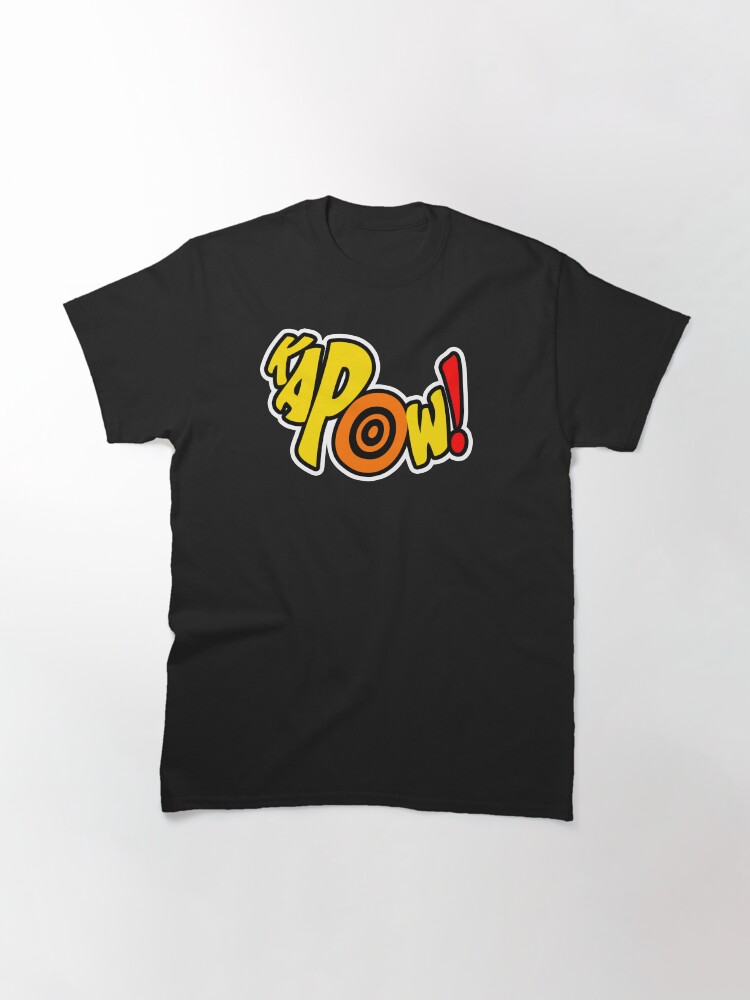 Thumbnail 3 of 7, Classic T-Shirt, Kapow! designed and sold by BrokenPonyArt.