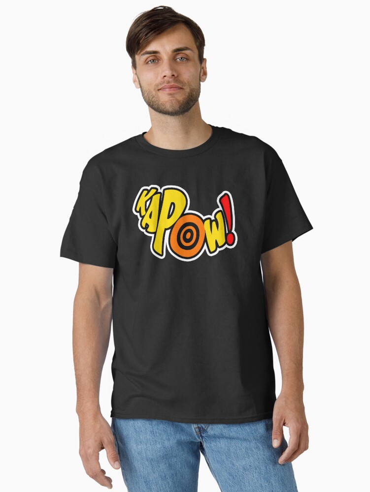 Thumbnail 1 of 7, Classic T-Shirt, Kapow! designed and sold by BrokenPonyArt.