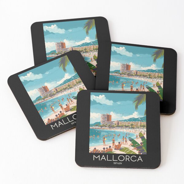Item preview, A Pop Art Travel Print of Mallorca - Spain designed and sold by StudioRedKoala.